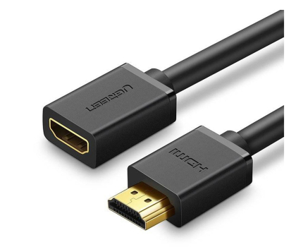 Kabel HDMI UGREEN Kabel HDMI męski do HDMI żeński HD107 FullHD 3D 0.5m czarny